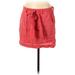 Old Navy Casual Mini Skirt Mini: Orange Solid Bottoms - Women's Size Medium