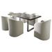 Bernhardt Logan Square 7 - Piece Dining Set Wood/Upholstered/Metal in Brown/Gray | 30 H in | Wayfair K1940