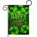 The Holiday Aisle® Avo 2-Sided Polyester 18.5 x 13 in. Garden Flag in Green | 18.5 H x 13 W in | Wayfair 98FA32CE33E148F593B8DA2A989312CC