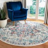 Blue/White 36 x 0.3 in Indoor Area Rug - Langley Street® Felty Oriental Area Rug | 36 W x 0.3 D in | Wayfair AD2F6918177D4356A6630F87EC11A4A5