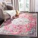 Blue/Green 108 x 0.2953 in Indoor Area Rug - Langley Street® Felty Oriental Fuchsia/Teal Area Rug | 108 W x 0.2953 D in | Wayfair