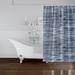 Beachcrest Home™ Leidesdorff Striped Single Shower Curtain Polyester in Gray | 71 H x 74 W in | Wayfair 41C51C43B30A4A80B25547EA7AFE1069