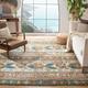 Blue/Brown 60 x 0.25 in Area Rug - Langley Street® Ferrera Hand-Knotted Area Rug Jute & Sisal, Cotton | 60 W x 0.25 D in | Wayfair