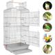 Yaheetech - Vogelkäfig Vogelvoliere Tierkäfig Vogelhaus für Papagei Wellensittich 46 x 35.5 x