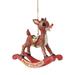 Rudolph the Red-Nosed Reindeer as Rocking Horse Ornament