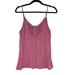 American Eagle Outfitters Tops | American Eagle Soft & Sexy Button Front Cami | Color: Pink | Size: M