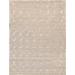 "Pasargad Home Edgy Collection Hand-Tufted Silk & Wool Beige Area Rug- 4' 0"" X 6' 0"" - Pasargad Home PVNY-18 4x6"