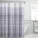 French Connection Striped 13 Piece Shower Curtain Set + Hooks Cotton Blend in Gray | 72 H x 70 W in | Wayfair FCC014946