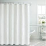 Laura Ashley Solid Color Single Shower Curtain Polyester in Blue/Pink/White | 72 H x 70 W in | Wayfair LAC014131