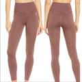 Free People Pants & Jumpsuits | Fp Movement Good Karma 7/8 Leggings | Color: Brown/Red | Size: M/L