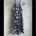 American Eagle Outfitters Dresses | American Eagle Soft & Sexy Floral Dress, Size Xxs. Used- In Great Condition | Color: Blue | Size: Xxs