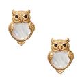 Kate Spade Jewelry | Kate Spade Into The Woods Owl Earrings | Color: Gold/White | Size: Os