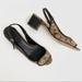 Coach Shoes | Coach Jacque Slingback Block Heeled Sandals Size 9 | Color: Brown/Tan | Size: 9