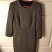 J. Crew Dresses | J Crew Winter Dress | Color: Black/Brown | Size: 6