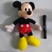 Disney Toys | Mickey Mouse Plush 9" Good Used Condition #921 | Color: Black/Red | Size: Osbb