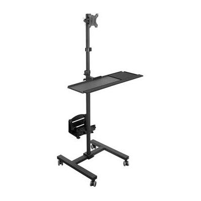 Mount-It! Mobile Cart with Monitor Mount and CPU Holder MI-7948