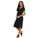 Petite Sonoma Goods For Life Knit T-Shirt Midi Dress, Women's, Size: Large Petite, Black
