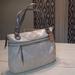 Coach Bags | Coach Poppy Xl Tote Bag Sliver And Cream | Color: Cream/Silver | Size: Xl