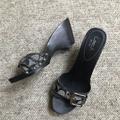 Coach Shoes | Coach Wedge Heels | Color: Black/Gray | Size: 7