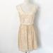 Anthropologie Dresses | Anthro Knitted Dove Lace Dress (M) | Color: Cream | Size: M