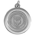 Silver UChicago Maroons Pendant