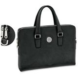 Women's Black Yale Bulldogs Leather Briefcase