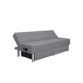 Serta Worthington Convertible Sofa Wood/Solid Wood/Polyester in Gray | 30.3 H x 69.3 W x 32.3 D in | Wayfair SCWDSLU2043