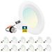 Sunperian 4" Selectable CCT Remodel IC LED Retrofit Recessed Lighting Kit in White | 3.11 H x 5.1 W in | Wayfair SP34200-12PC