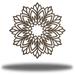 Lark Manor™ Hogge Geometric Flower Metal in Brown | 24 H x 24 W x 0.06 D in | Wayfair 11A0746CA4B9488AB24B9ACF467D35E5