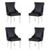 Stonefort Chair-Stainless Steel Legs (Set of 4) - 39.4"H (SH 19") x 22"W x 26.4"D