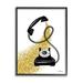 Stupell Industries Vintage Glam Telephone Abstract Gold Glitz Splatter by Martina Pavlova - Graphic Art in Brown | 30 H x 24 W x 1.5 D in | Wayfair