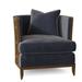 Barrel Chair - Lexington Ocean Club 32.5" Wide Barrel Chair Polyester/Cotton/Other Performance Fabrics/Fabric in Blue/White/Brown Wayfair