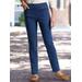 Appleseeds Women's DreamFlex Easy Pull-On Tapered Jeans - Denim - 6 - Misses