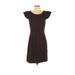 J. Crew Dresses | J Crew Dark Purple 100% Wool Lined Cap Sleeve Sheath Dress Career Wear Womens 4 | Color: Purple | Size: 4