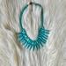 Urban Outfitters Jewelry | Boho Turquoise Necklace | Color: White/Silver | Size: Os