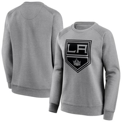 Los Angeles Kings Fanatics Branded Iconic Mono Logo Graphic Crew Sweatshirt - Sportgrau - Damen Image