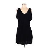 Lucy Love Casual Dress - Mini: Black Print Dresses - Women's Size Medium