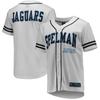 Men's Colosseum White Spelman College Jaguars Free Spirited Mesh Button-Up Baseball Jersey