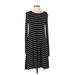 Old Navy Casual Dress - A-Line: Black Color Block Dresses - Women's Size Small