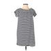 H&M Casual Dress - Shift: Blue Print Dresses - Women's Size X-Small