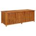 vidaXL Patio Storage Box 78.7"x31.5"x29.5" Solid Acacia Wood - 78.7" x 31.4" x 29.5"