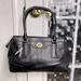 Coach Bags | Coach Nwt $328 Black Leather Medium Satchel Bag Nice | Color: Black | Size: 12.25 X 8 In