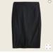 J. Crew Skirts | J. Crew Wool No. 2 Pencil Skirt Black Size 4 | Color: Black | Size: 4