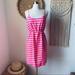 J. Crew Dresses | Jcrew Striped Mini Spaghetti Strap Dress | Color: Pink/White | Size: 0