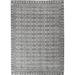 Gray/White 96 x 0.25 in Area Rug - Bokara Rug Co, Inc. Hand-Knotted High-Quality Gray & Ivory Area Rug Wool | 96 W x 0.25 D in | Wayfair