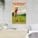 Trinx Old Man Playing Golf - Never Underestimate An Old Man Who Loves Golf - 1 Piece Rectangle Graphic Art Print On Wrapped Canvas in Brown | Wayfair
