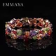 Emmaya-Bracelets multicolores en cristal pour femme prix d'usine Mona Lisa cubique bijoux de