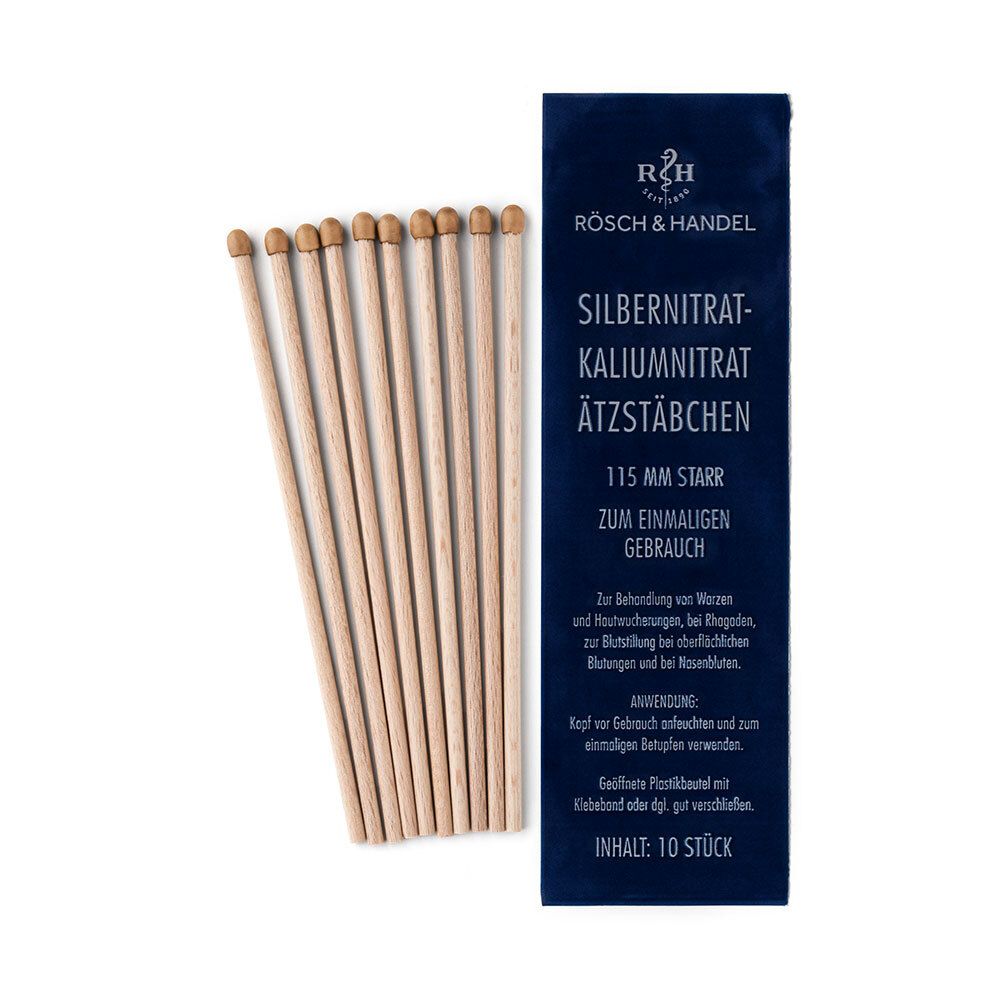 SILBERNITRAT-Kaliumnitr.Ätzstäb.Ätzstift 115mm st. 10 St Stäbchen Image