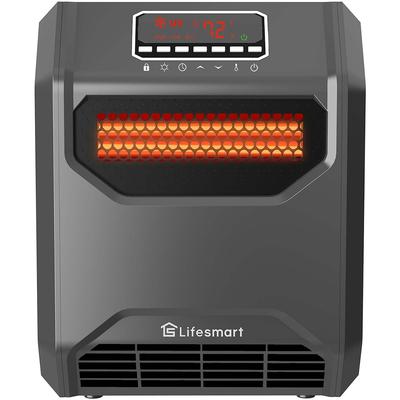 LifeSmart 6-Element Infrared Heater with Front Intake Vent and UV Light