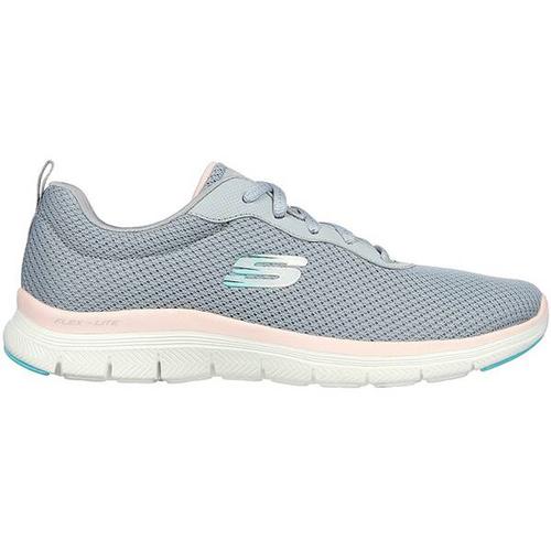 SKECHERS Damen Freizeitschuhe FLEX APPEAL 4.0 - BRILLIANT VIEW, Größe 41 in Grau